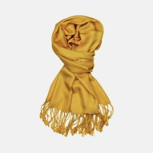 Pashmina Shawl golden mustard